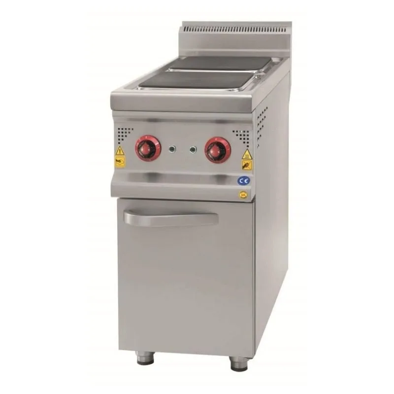 CSA 900 Seri 2 Kare Pleytli Ocak Dolaplı Elektrikli 40x90 Cm