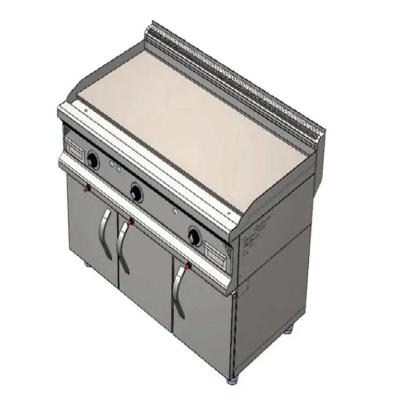CSA 900 Seri Düz Pleyt Izgara Dolaplı Elektrikli 120x90 Cm