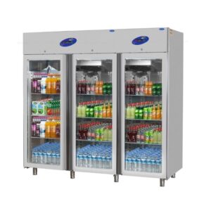 CSA CS.DBNLK.2100 KMB.C.2N1L Dik Tip Kombine Buzdolabı 3 Kapılı Camlı 2100 L 304 Kalite