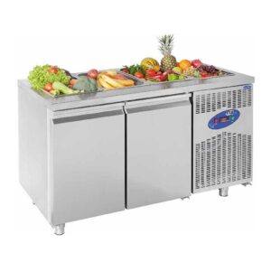 CSA CS.TEK.2.700.SHS Havuzlu Saladbar 2 Kapılı 281 L 141x70 Cm 304 Kalite