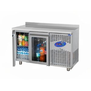 CSA CS.TEZ.2.700.C Tezgah Tipi Buzdolabı 2 Cam Kapılı 141x70 Cm 281 L 430 Kalite