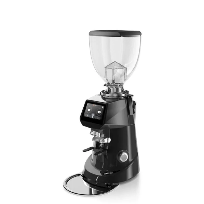Fiorenzato F64 Evo Pro Dark Titanyum Soğutmalı On Demand Kahve Değirmeni, 64 mm, Parlak Siyah