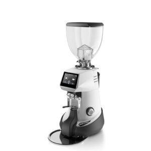 Fiorenzato F64 EVO XGİ Dark Titanyum Soğutmalı On Demand Kahve Değirmeni Tartılı 64 mm Beyaz