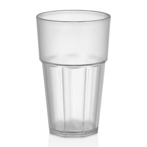 GastroPlast Casablanca Kumlu Bardak 400 ml Polikarbon Şeffaf