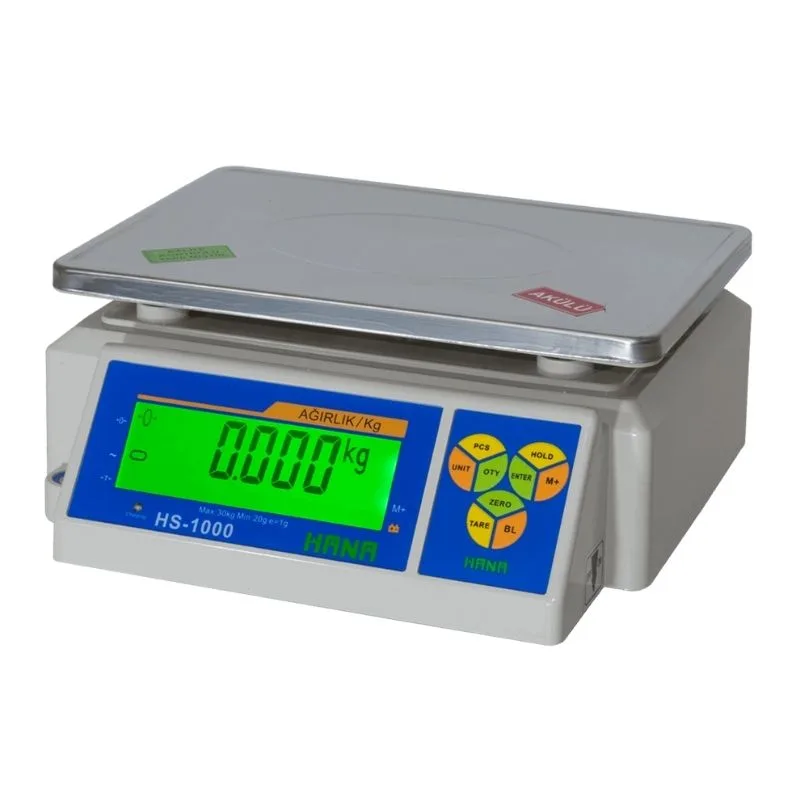 Hana Tartım Terazisi 30 Kg LCD Gösterge