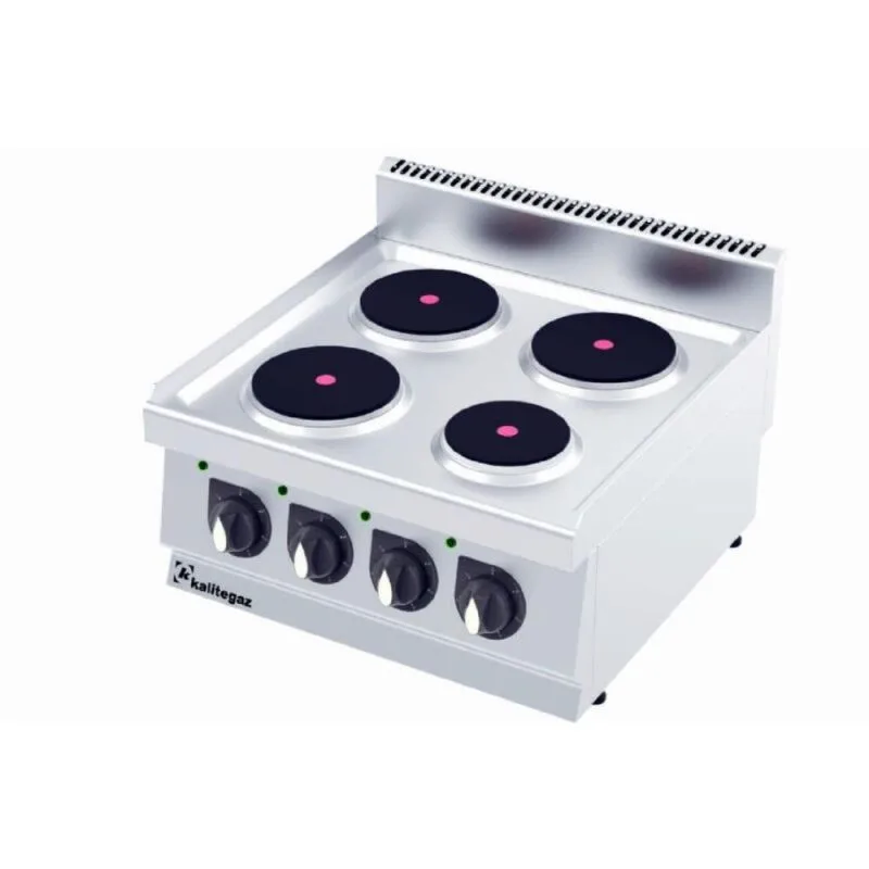 Kalitegaz C6060E 600 Seri Set Üstü Dörtlü Ocak Pleytli 60x60 Cm Elektrikli