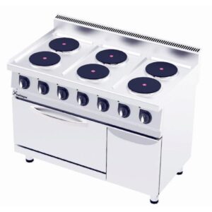 Kalitegaz COF1270E Kuzine Fırın Dolaplı Fanlı Pleytli 120x70 Cm 6 Gözlü Elektrikli 400 V