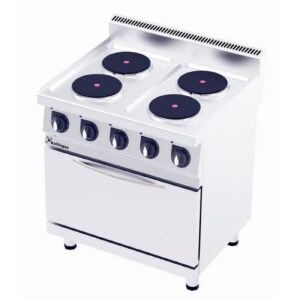 Kalitegaz COF8070E Kuzine Fırın Fanlı Pleytli 80x70 Cm 4 Gözlü Elektrikli 400 V