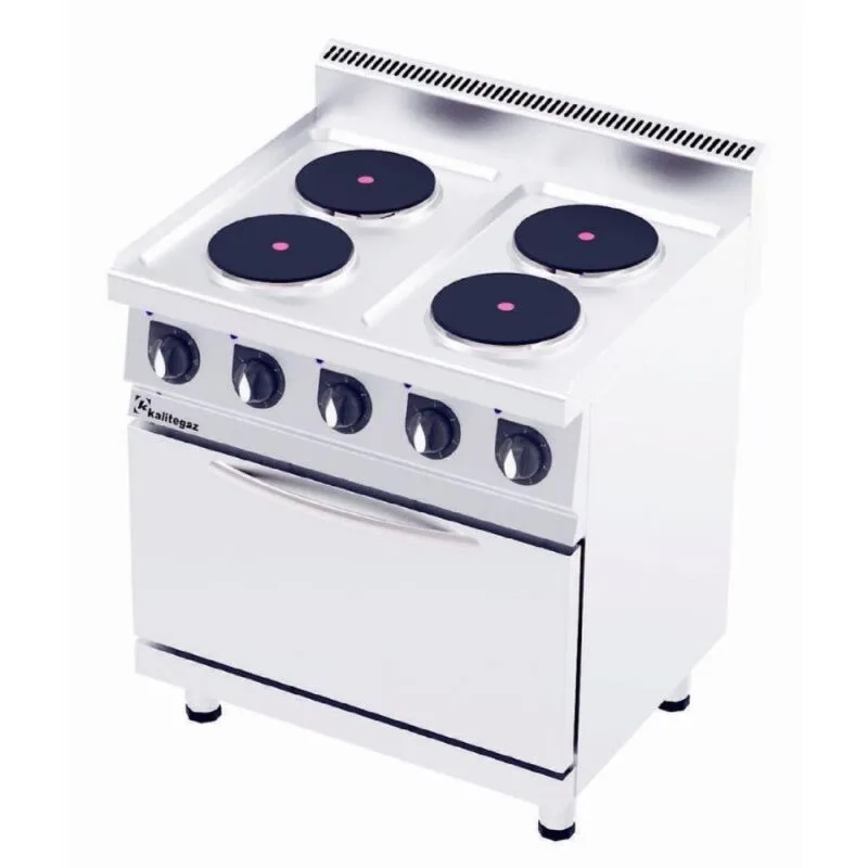 Kalitegaz COF8070E Kuzine Fırın Fanlı Pleytli 80x70 Cm 4 Gözlü Elektrikli 400 V