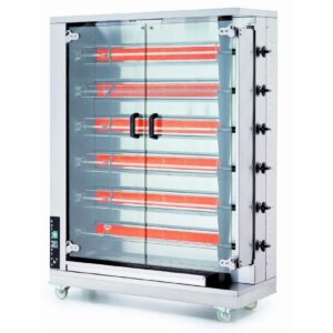 Kalitegaz CRG 6 Piliç Çevirme Makinesi 24-30 Piliç Kapasiteli Gazlı