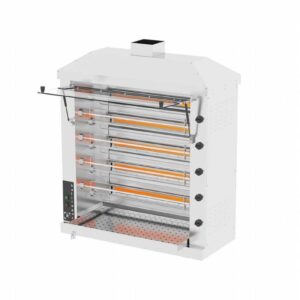 Kalitegaz CRG6C-11 Piliç Çevirme Makinesi 24-30 Piliç Kapasiteli Gazlı