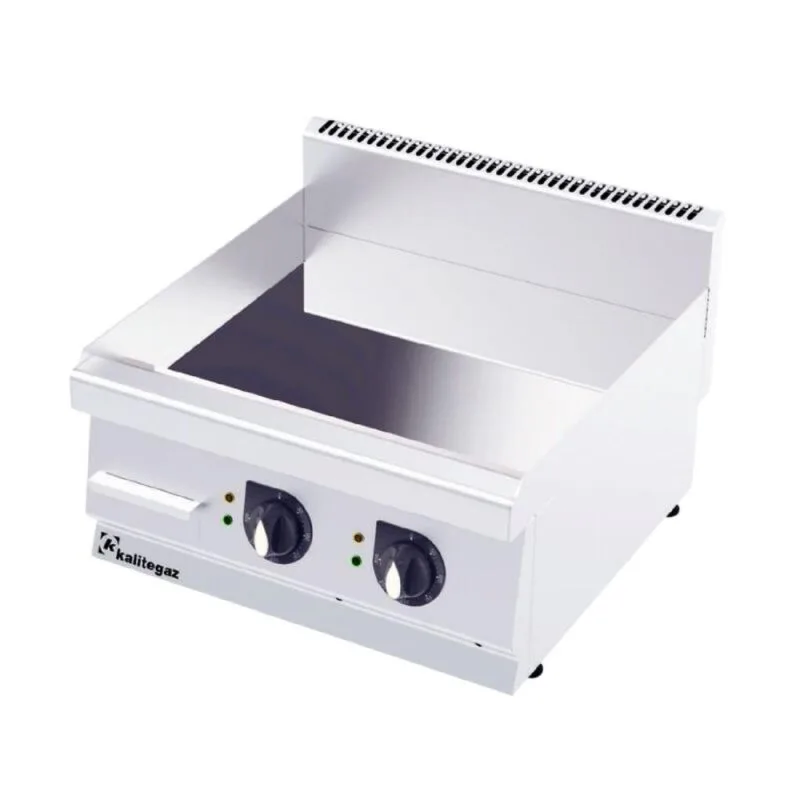 Kalitegaz GF6060EC 600 Seri Krom Kaplı Pleyt Izgara Düz 60x60 Cm Elektrikli 400 V