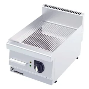 Kalitegaz GG4060EC 600 Seri Krom Kaplı Pleyt Izgara Oluklu 40x60 Cm Elektrikli 400 V