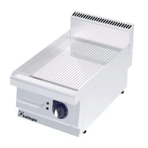 Kalitegaz GG4070EC 700 Seri Krom Kaplı Pleyt Izgara Oluklu 40x70 Cm Elektrikli 400 V