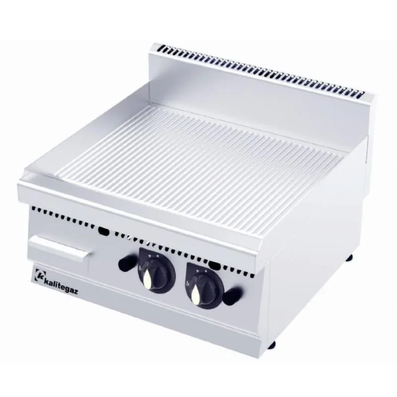 Kalitegaz GG6060G 600 Seri Pleyt Izgara Oluklu 60x60 Cm Gazlı