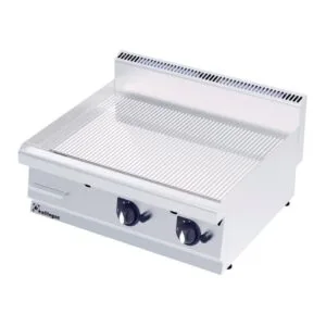 Kalitegaz GG8070GC 700 Seri Krom Kaplı Pleyt Izgara Oluklu 80x70 Cm Gazlı