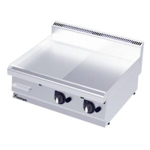 Kalitegaz GS1070G 700 Seri Pleyt Izgara Yarı Oluklu 100x70 Cm Gazlı