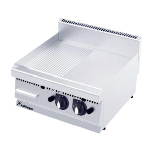 Kalitegaz GS1260GC 600 Seri Krom Kaplı Pleyt Izgara Yarı Oluklu 120x60 Cm Gazlı