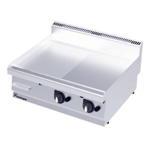 Kalitegaz GS1270G 700 Seri Pleyt Izgara Yarı Oluklu 120x70 Cm Gazlı