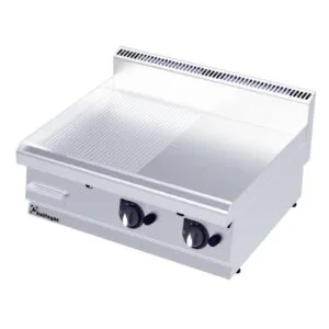 Kalitegaz GS1270G 700 Seri Pleyt Izgara Yarı Oluklu 120x70 Cm Gazlı