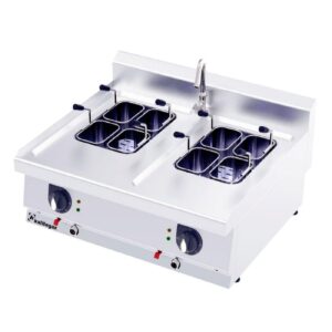 Kalitegaz PC8070E 700 Seri Makarna Haşlama Fritözü 80x70 Cm 19+19 L Elektrikli 400 V