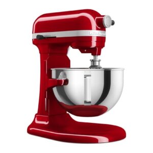 KitchenAid 5KSM55SXX Ağır Hizmet Tipi Kaldırılabilir Kaseli Stand Mikser, 5.2 L, Kırmızı