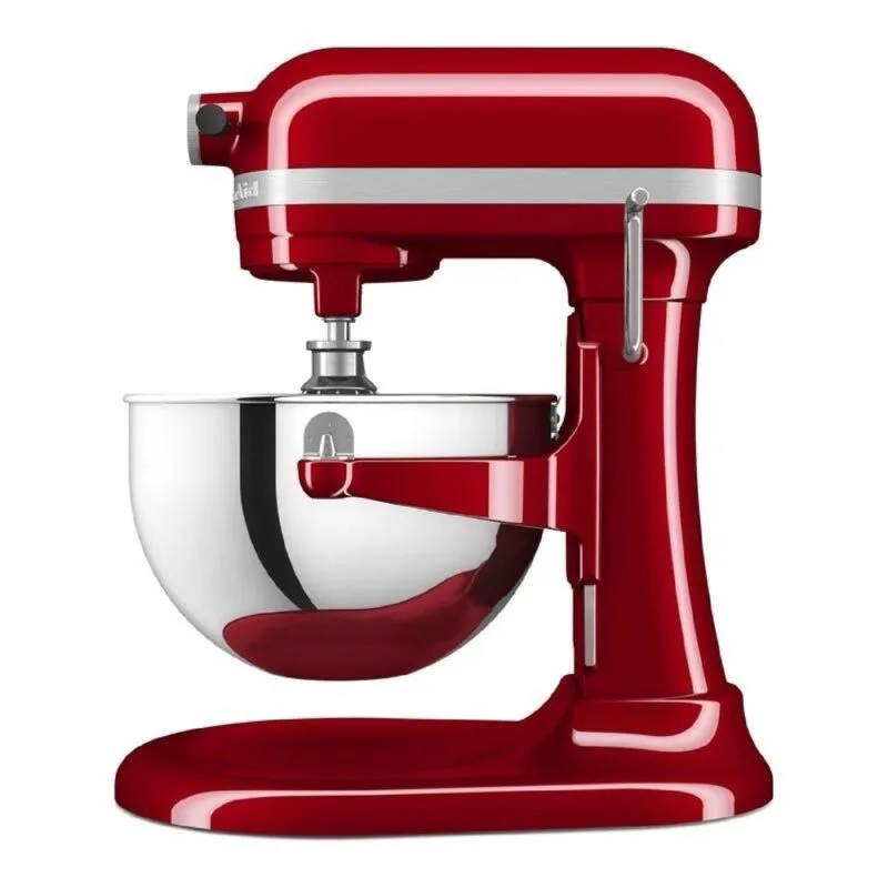 KitchenAid 5KSM55SXX Ağır Hizmet Tipi Kaldırılabilir Kaseli Stand Mikser, 5.2 L, Kırmızı