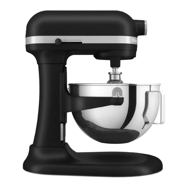 KitchenAid 5KSM55SXX Ağır Hizmet Tipi Kaldırılabilir Kaseli Stand Mikser, 5.2 L, Mat Siyah