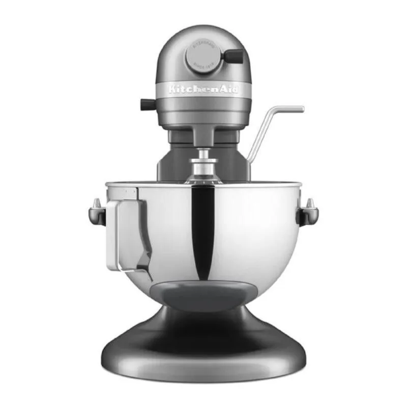 KitchenAid 5KSM55SXX Ağır Hizmet Tipi Kaldırılabilir Kaseli Stand Mikser, 5.2 L, Gümüş