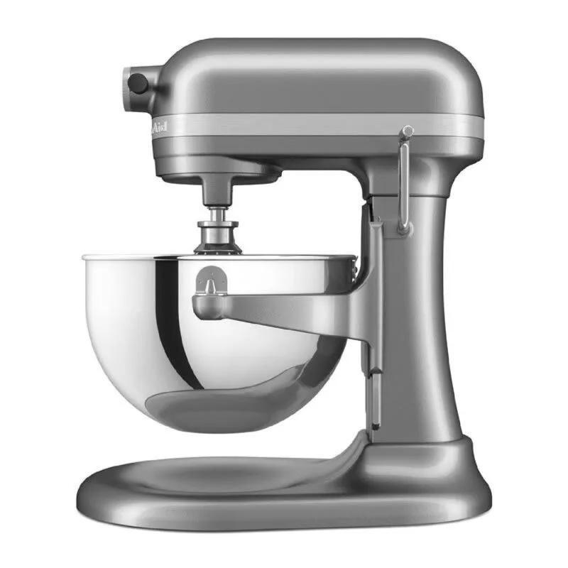 KitchenAid 5KSM55SXX Ağır Hizmet Tipi Kaldırılabilir Kaseli Stand Mikser, 5.2 L, Gümüş