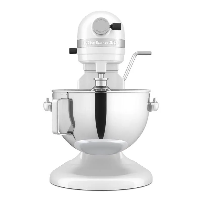 KitchenAid 5KSM55SXX Ağır Hizmet Tipi Kaldırılabilir Kaseli Stand Mikser, 5.2 L, Beyaz