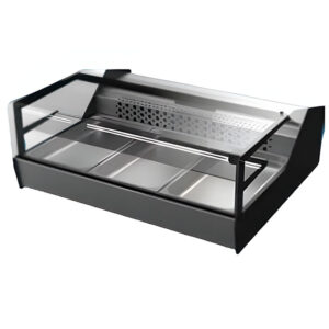 NDustrıo CDUG3L Soğuk Teşhir Ünitesi  Set Üstü Düz Camlı 3 Adet GN 1/1 Kapasiteli 105x83x36 cm