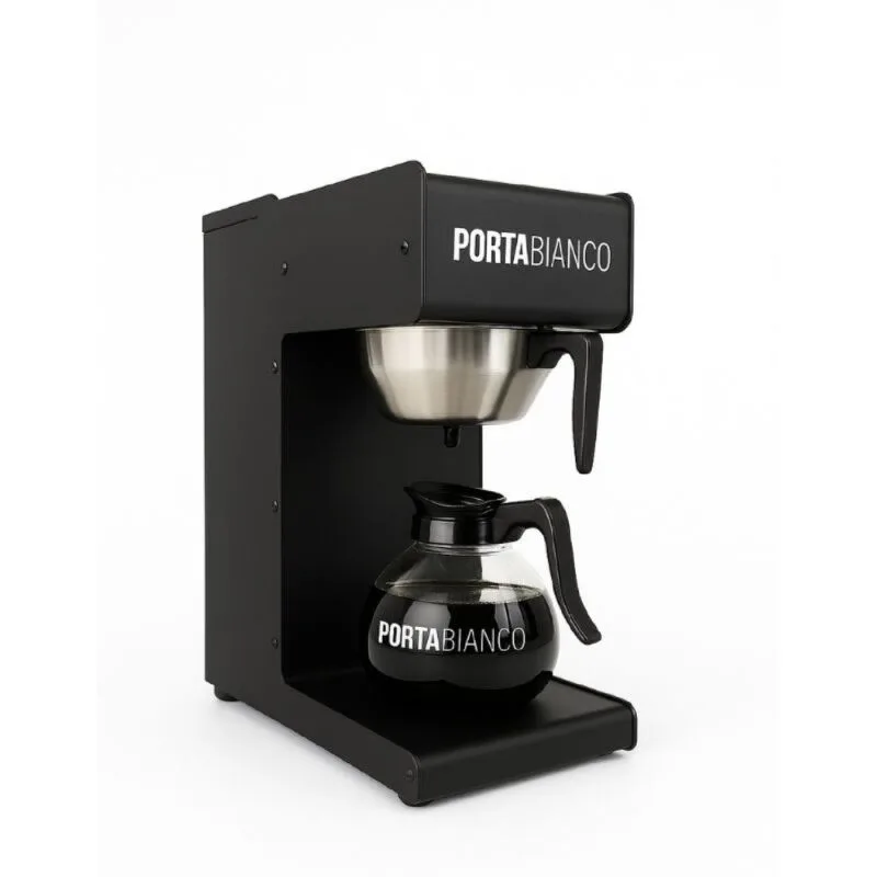 Portabianco Filtre Kahve Makinesi 1.8 Litre 144 Fincan/Saat Kapasiteli Siyah
