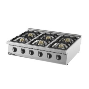 Kalitegaz C1290G 900 Seri Set Üstü Ocak Altılı 120×90 Cm Gazlı