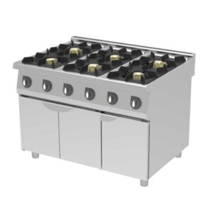 Kalitegaz CCS1290G 900 Seri Altılı Ocak Dolaplı 120×90 Cm Gazlı