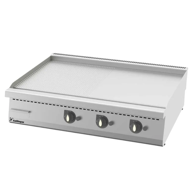 Kalitegaz GS8090G 900 Seri Pleyt Izgara Yarı Oluklu 80x90 Cm Gazlı