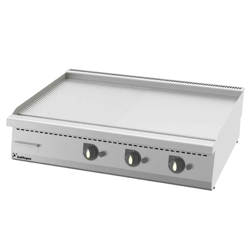 Kalitegaz GS1290G 900 Seri Pleyt Izgara Yarı Oluklu 120x90 Cm Gazlı