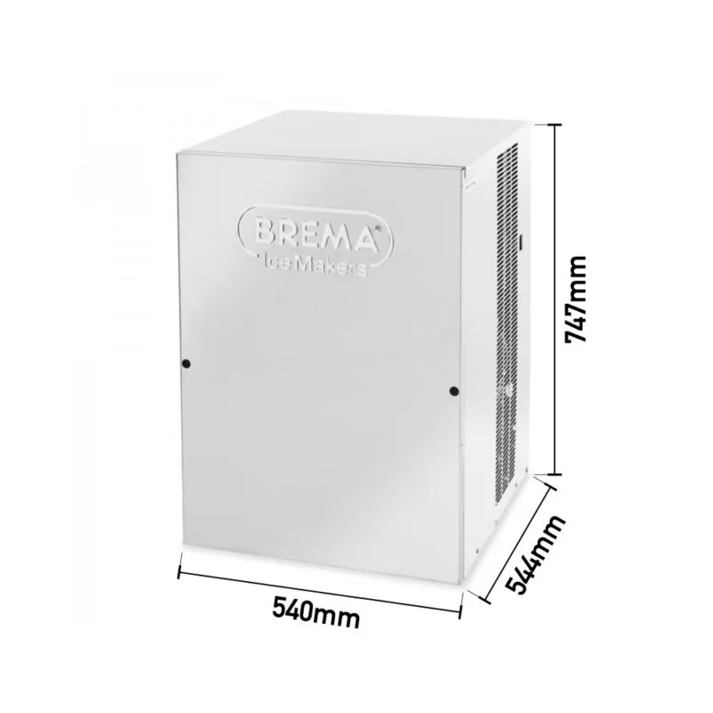 Brema VM 350 Yarım Küp Buz Makinası , 140 kg/gün Kapasiteli