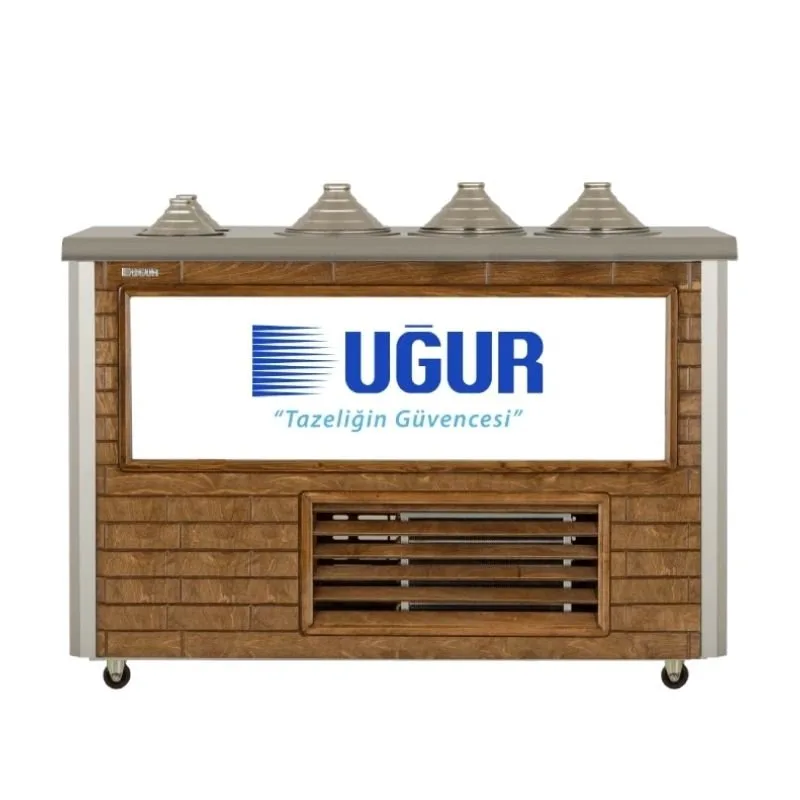 Uğur UDM 3+2 MF Ahşap Sosluklu Dondurma Fıçısı