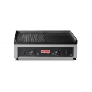 SGS PG 7050 E Yarı Oluklu Döküm Pleyt Izgara 70x50 Cm