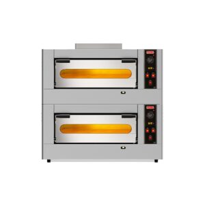 SGS PO DOUBLE 6G Çift Katlı Pizza Fırını Gazlı 6+6 Pizza Ø 30 cm