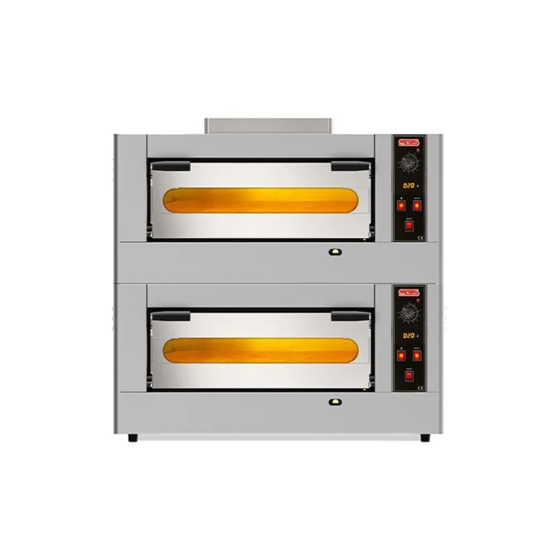SGS PO DOUBLE 6G Çift Katlı Pizza Fırını Gazlı 6+6 Pizza Ø 30 cm