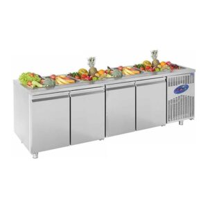CSA CS.TEZ.4.700.SHS Havuzlu Saladbar 4 Kapılı 632 L 235x70 Cm 430 Kalite