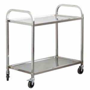 Epinox CAS-03 Çelik Servis Arabası 2 Katlı
