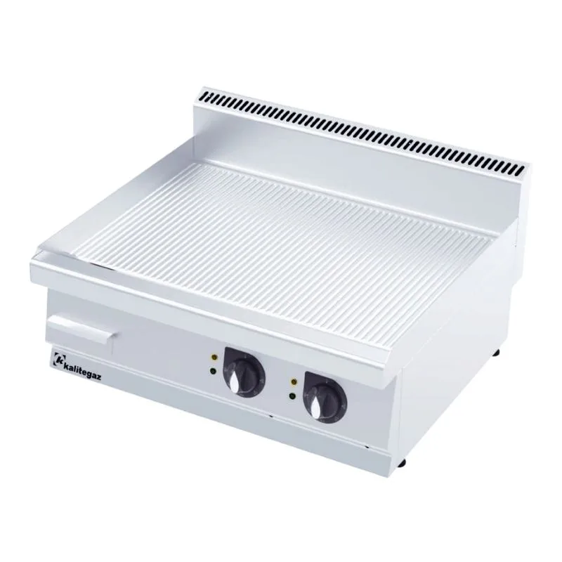 Kalitegaz GG9070E 700 Seri Pleyt Izgara Oluklu 90x70 Cm Elektrikli 400 V