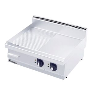 Kalitegaz GS1070E 700 Seri Pleyt Izgara Yarı Oluklu 100x70 Cm Elektrikli 400 V