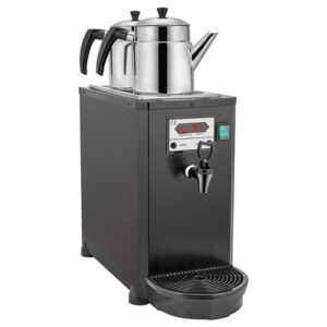 Remta DE18 2 Demlikli Dijital Jumbo Çay Makinesi Elektrikli 5.5 lt Şamandıralı Siyah