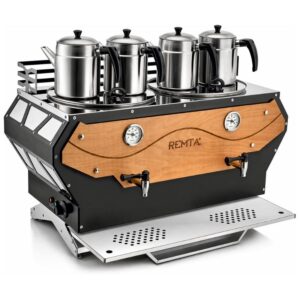 Remta DE24 Pro 4 Demlikli Jumbo Çay Makinesi Şamandıralı Elektrikli 43 Litre