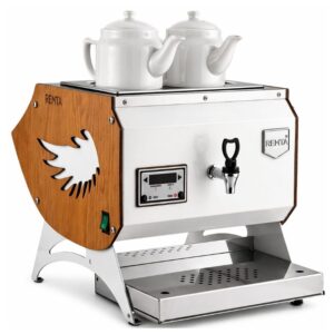Remta DE30 2 Demlikli Angel Model Çay Makinesi Şamandıralı Elektrikli İnox 8.5 Litre