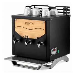 Remta DE31 Master Çay Makinesi 3 Musluklu Şamandıralı Siyah Elektrikli 21.5 Litre